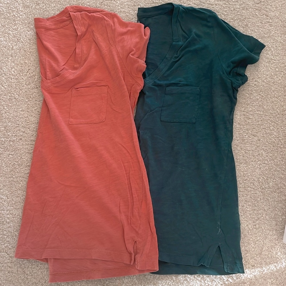 Madewell perfect tee bundle! Both in EUC!